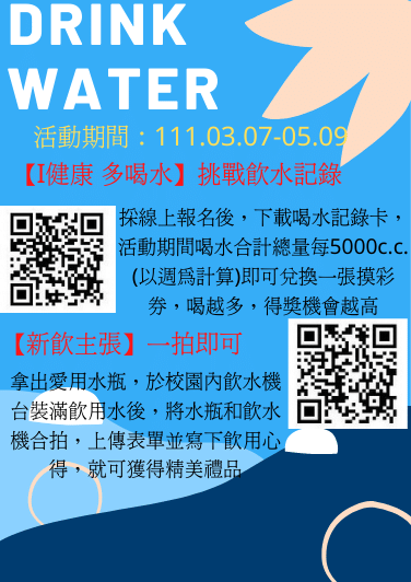 愛喝水海報